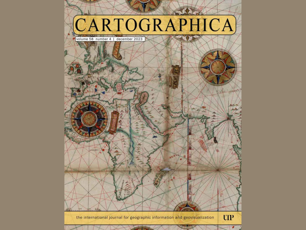 Screen grab of the Cartographica Journal cover