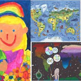 Snapshot of previous years Barbara Petchenik Children’s Map Competition Winners